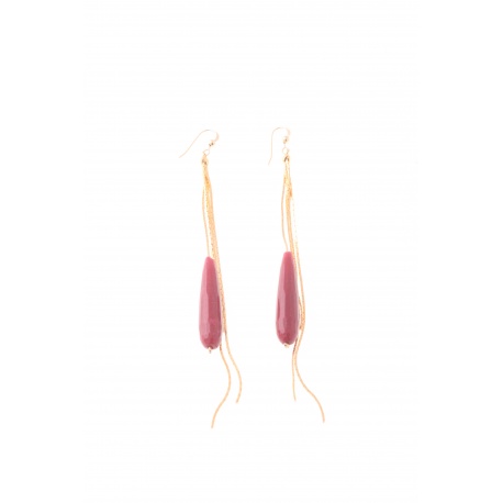 SAUCE BURGUNDY, PENDIENTES