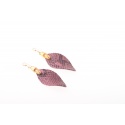 florencia earrings, fucsia