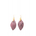 florencia earrings, fucsia