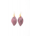 florencia earrings, fucsia